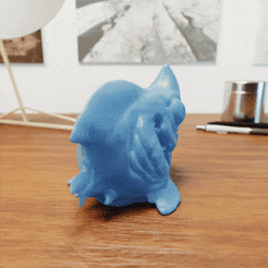 thumb.gif Archivo STL Bebé tiburón・Diseño de impresión en 3D para descargar