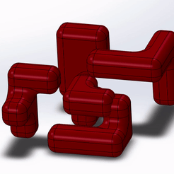 ezgif.com-gif-maker-2.gif STL-Datei Würfelpuzzle (leicht)・3D-Drucker-Vorlage zum herunterladen, landy24