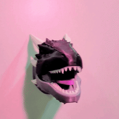 GIF-220404_195144.gif Файл STL Вешалка для одежды "Дракон・Дизайн 3D принтера для загрузки