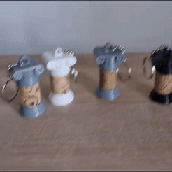 51654165443.gif Fichier STL PORTE-CLÉS PILIER ROMAIN EN LIÈGE・Plan pour impression 3D à télécharger