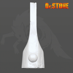 ZBrush-Movie.gif OBJ file Xeno Houston Wingfield finger claw 3d model stl Dr. Stone for cosplay・3D printer model to download