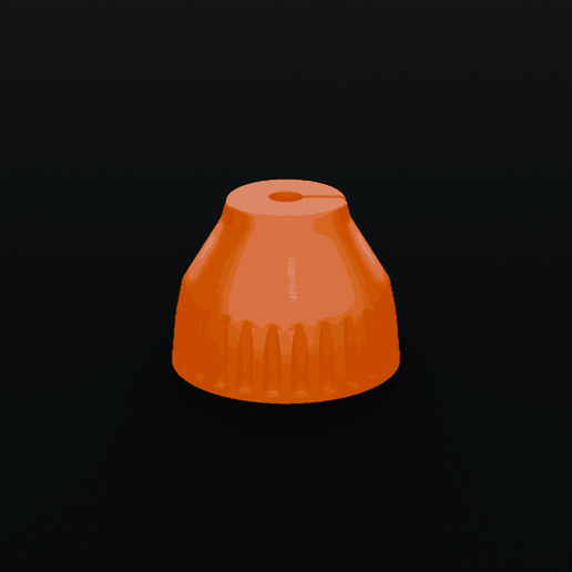 Thumb screw knob for M5 socket head cap screw - collet knob, 4 sizes 20/25/30/36 mm, no supports