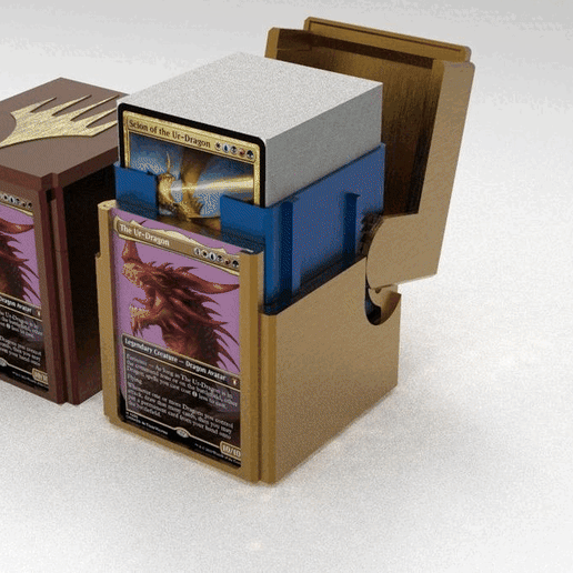 Deck Box Commander MTG EDH V2 STL File for 3D printingCults