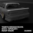 Cult3D_Nissan-Silvia-S13-K_Spoiler-RearVisor.gif Roof visor & Spoiler - Nissan Silvia S13 K