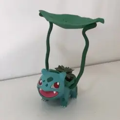 bulbaaaa.gif STL file Bulbasaur vase with watering can・3D printer model to download, davidmccld