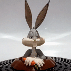 VID_20210308_184842_2.gif Free 3D file Bugs Bunny Color Print・3D printer design to download