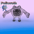 062.gif #062 Poliwrath Pokemon Wiremon Figure
