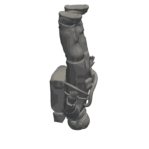 Rust Game Hazmat Suit 3D Model