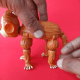 Monkey-3d-Print.gif Monkey With Long Nose - Flexi Articulated Design