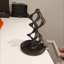 Spiral-desk-toy.gif STL-Datei Spiralförmiges Schreibtischspielzeug kostenlos・Vorlage für den 3D-Druck zum herunterladen, 3DPrintBunny