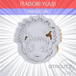 Itadori_Yuuji~PRIVATE_USE_CULTS3D_OTACUTZ.gif Itadori Yuuji Cookie Cutter / JJK