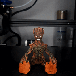 ezgif.com-gif-maker-20.gif Archivo STL Criatura arbórea alienígena articulada・Design para impresora 3D para descargar, RubensVisions