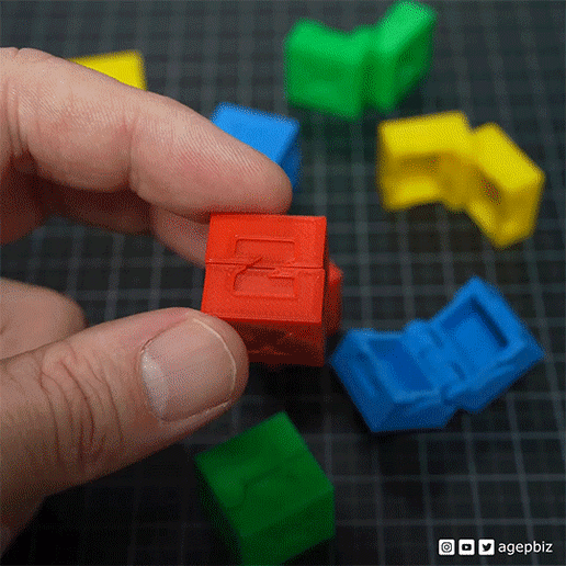 calibrationcube_low.gif Free STL file Hinged Calibration Cube・Template to download and 3D print, agepbiz