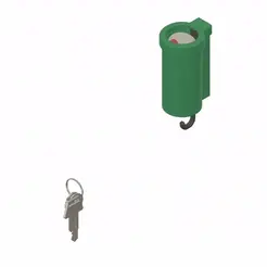 Pop-Up-Key-Hanger-083D.gif Pop-Up Key Hanger 083D (Toad) | 52 x 63 x 129mm