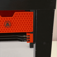 Preview.gif Archivo STL Cajones de la impresora para la mesa Lack de Ikea・Objeto de impresión 3D para descargar
