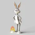 Bugs-Bunny-classic-Cartoon.gif Bugs Bunny-classic cartoons Fanart--standing pose-FANART FIGURINE