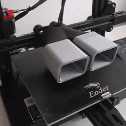 Ender-3-V2-Exhaust-GIF.gif STL file Cool Air Intake・3D printing idea to download, ArduinoNmore
