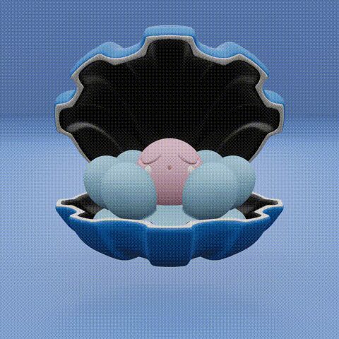 Clamperl2.gif Pokemon No. 366-368 Clamperl, Huntail, Gorebyss