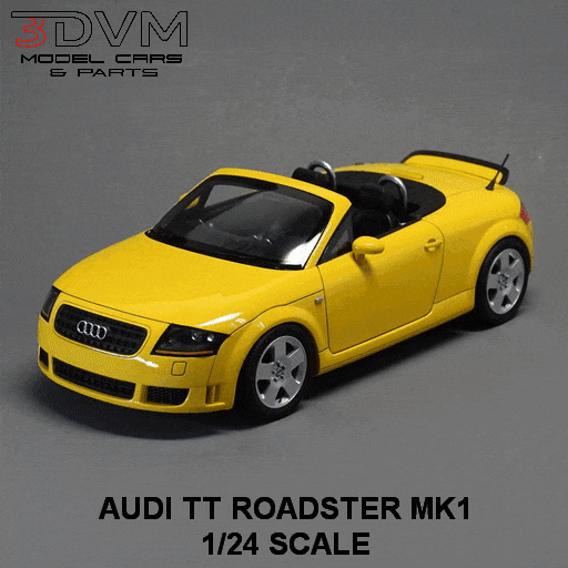 🚗 Audi TT Roadster Mk1 (8N) in 1/24 scale・ 3D File for 3D