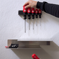 IN007_Bestückung_Quadratisch.gif Free STL file Wall Mount For I Series I IN007・3D printable model to download