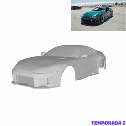 1€!.gif Fichier STL Toyota Supra MK4 modifiée・Modèle pour impression 3D à télécharger