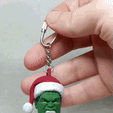 001.gif STL-Datei santa Hulk Schlüsselanhänger・3D-druckbares Design zum Herunterladen