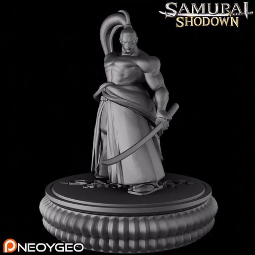 🗡️ GENJURO KIBAGAMI - SAMURAI SHODOWN・ STL File for 3D printing