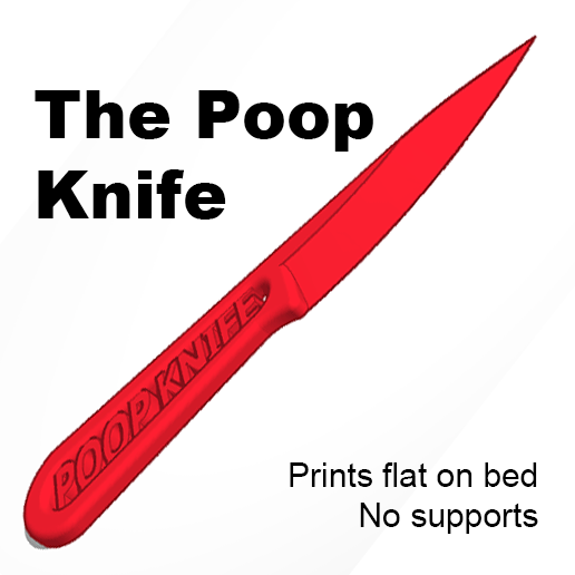 The Poop Knife 3D model