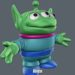 Alien.gif Fichier STL Alien (impression et montage faciles)・Objet imprimable en 3D à télécharger, Alsamen