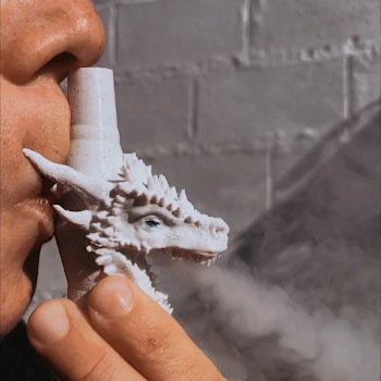 GIF 2.2.gif HOOKAH/CACHIMBA/SHISHA Drogon (Games of Thrones)