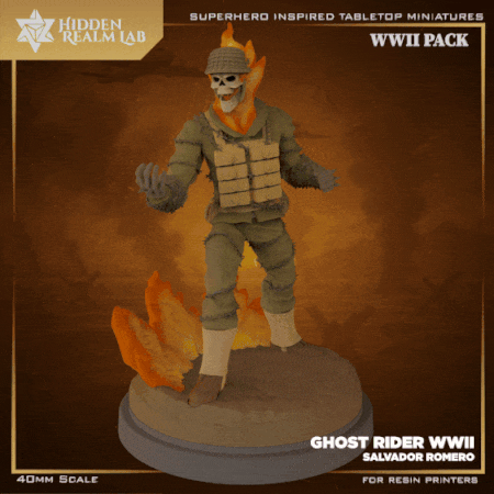 Sal Romero Ghost Rider - WWII Pack