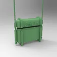 untitled.272.gif 3d parametric bag / container / basket / basket / purse / bag / wallet / clutch / clutch /voronoi