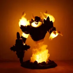 20190723_160336.gif Archivo 3D Lámpara del Señor del Fuego - Ragnaros・Design para impresora 3D para descargar
