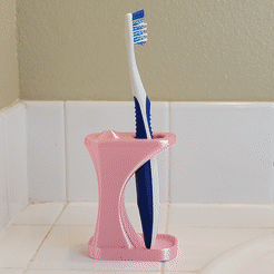 Toothbrush-Trees-Slideshow.gif STL file Toothbrush Trees・Design to download and 3D print