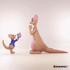 Kanga-and-Roo_Fanart.gif 3D file Kanga and Roo (Fanart)・3D printable model to download