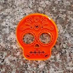 ezgif-2-ff1275847f.gif Mexican skull cookie cutter - calavera mexicana cortante galleta - skull mexican cookie cutter