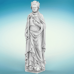 untitled.2100.gif STL file Standing Woman, Ecclesia or Bathsheba・Template to download and 3D print, Yehenii
