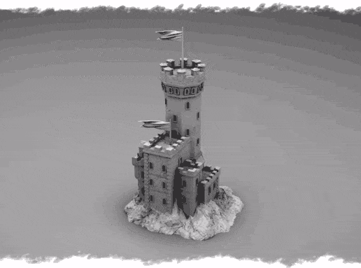 c5895eb1b436640f6df0eb388f6927fe_original.gif Medieval Castles -  mountaintop observation castle