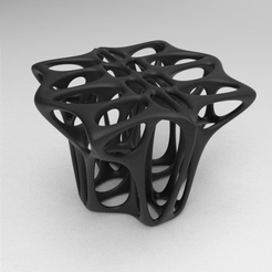 untitled.870.gif STL file parametric voronoi cube table・Model to download and 3D print, nikosanchez8898