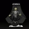 trono pal.gif Star Wars .stl PALPATINE THRONE .3D action figure .OBJ Kenner style.