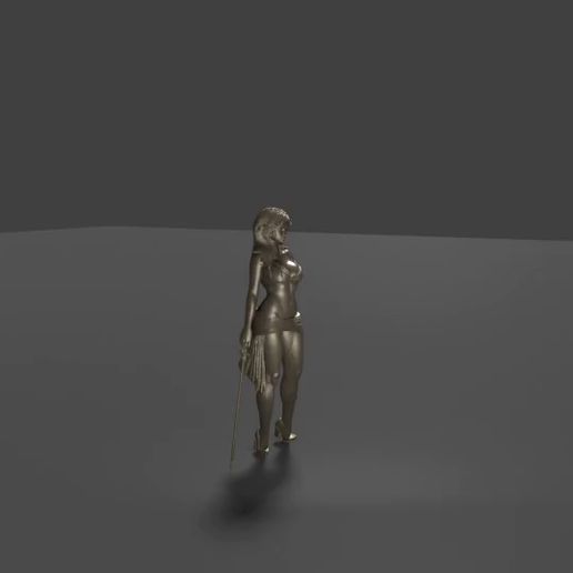 0001-0250.mp4 Beautiful Amazon warrior with sword