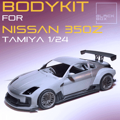 0a.gif file BODYKIT For 350Z Tamiya 1/24 MODELKIT・3D printer model to download, BlackBox