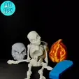 Sequence-01.gif ARTICULATED HALLOWEEN SKELETON PACK WITH PROPS