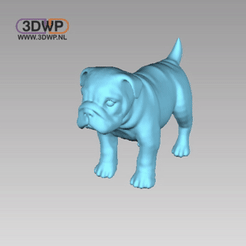 BulldogPuppy.gif STL file Bulldog Puppy・3D print object to download