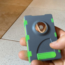 c728d2c6-2931-4f6d-b054-ad9b346056dd.gif STL file WALLET - CARDHOLDER / SD Cards , Airtag Modular・3D printable model to download