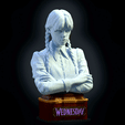 ZZ1_001.gif Archivo STL MIÉRCOLES addams, merlina・Design para impresora 3D para descargar