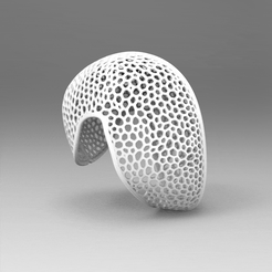 untitled.217.gif STL file MASK MASK VORONOI COSPLAY HALLOWEEN・3D printable model to download