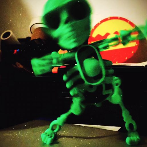 💃 Dancing skeleton・3D Print with the Creality K1 3D printer・Cults