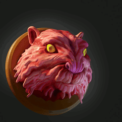 11w1.gif BEAVER INSPIRED WALL DEMON HEAD