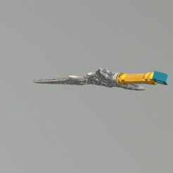 new-sword.gif STL-Datei Fantasy-Schwert herunterladen • Objekt zum 3D-Drucken, mustafasonmez